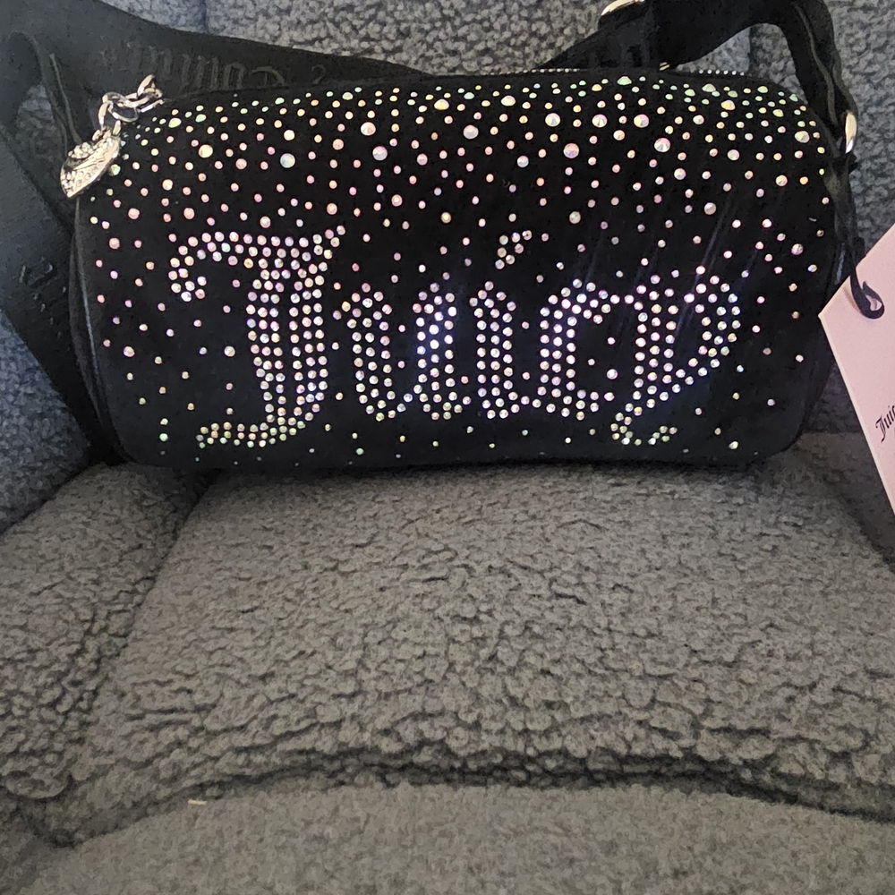 Juicy Couture Black Rhinestone Bag
